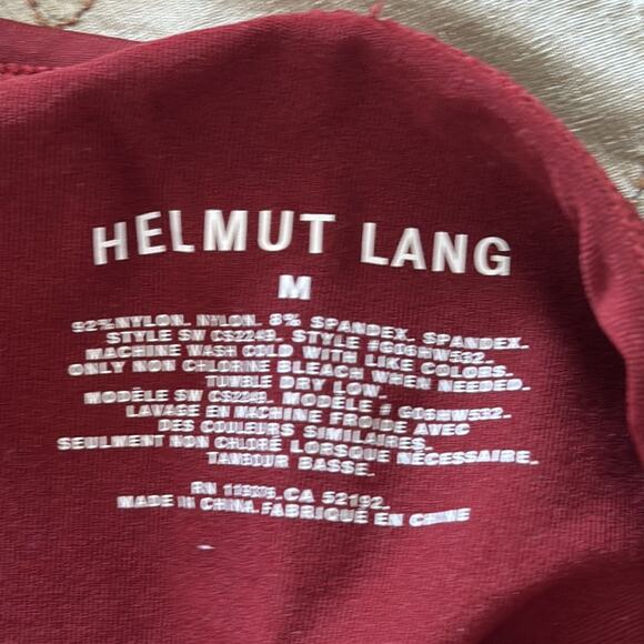 Helmut Lang | Fitted Slit Cuff Stretch Tee Size M - Picture 6 of 9